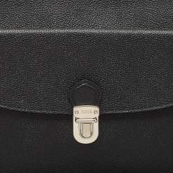 Tod's Black Leather Zip Pouch