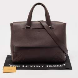 Tod's Burgundy Leather Gommino Tote