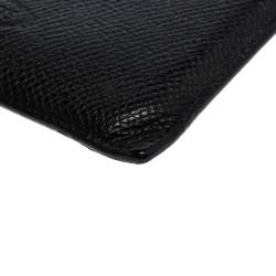 Tod's Black Leather Pocket Card Holder