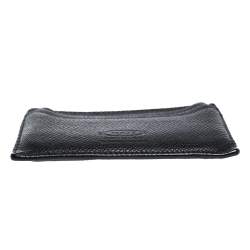 Tod's Black Leather Pocket Card Holder