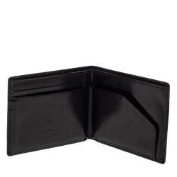 Tod's Black Textured Leather Bifold Wallet