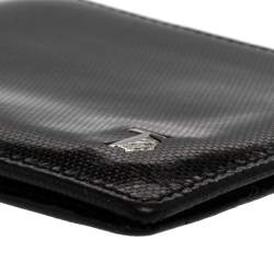 Tod's Black Textured Leather Bifold Wallet