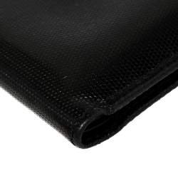 Tod's Black Patent Leather Bifold Wallet