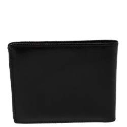 Tod's Black Patent Leather Bifold Wallet