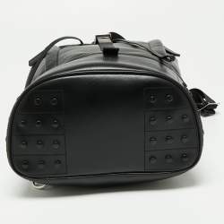 Pre Owned Tod's Black Leather Backpack