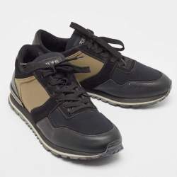 Tod's Tricolor Suede and Leather  Lace Up Sneakers Size 41