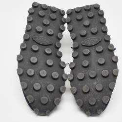 Pre Owned Tod's Navy Blue Canvas and Suede 1T Running Sneakers Size 44.5