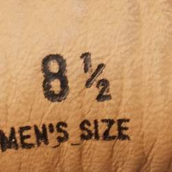 Pre Owned Tod's Dark Grey Nubuck Leather Gommino Loafers  Size 42.5