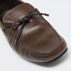Tod's Brown Leather Loafers Size 41.5