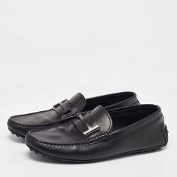 Tod's Black Leather Loafers Size 41.5