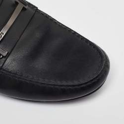 Tod's Black Leather Loafers Size 41.5