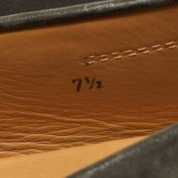 Tod's Olive Green Nubuck Leather Gommino Loafers 41.5