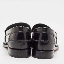 مملوكة مسبقًا Tod's Black Patent Leather Penny Loafers Size 44