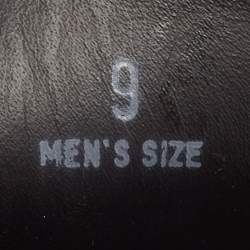 Pre Owned Tod's Black Leather Driver Loafers Size 43