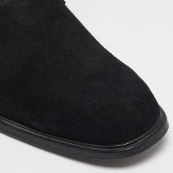 Tod's Black Suede Desert Boots Size 40