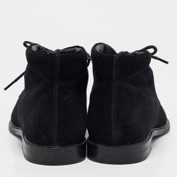 Tod's Black Suede Desert Boots Size 40