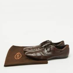 Tod's Brown Leather Lace Up Derby Size 44