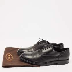 Tod's Black Leather Lace Up Derby Size 44