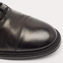 Tod's Black Leather Lace Up Derby Size 44