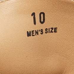 Pre Owned Tod's Beige Suede Double T Slip On Loafers Size 44.5