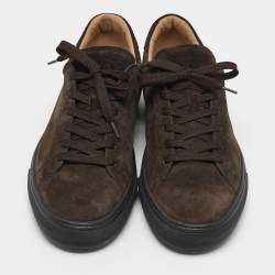 Pre Owned حذاء رياضي تودز سويدي بني برباط مقاس 40  