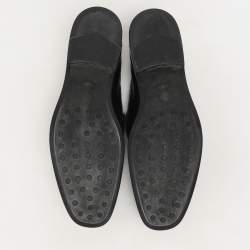 Tod's Black Leather Penny Loafers Size 45.5