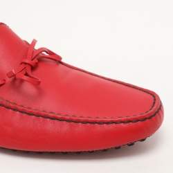 Tod's for Ferrari Leather City Gommino Loafers Size 45.5