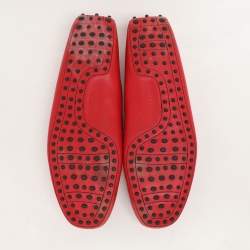 Tod's for Ferrari Leather City Gommino Loafers Size 45.5