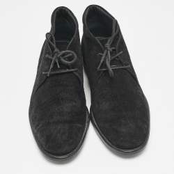 Tod's Black Suede  Ankle Length Boots Size 39.5