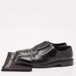 Tod's Black Leather Cap Toe  Slip On Oxfords Size 43