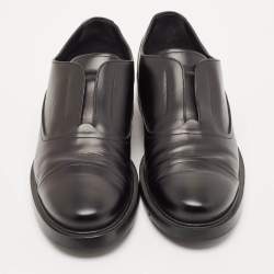 Tod's Black Leather Cap Toe  Slip On Oxfords Size 43