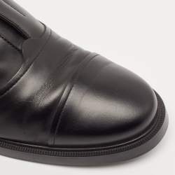 Tod's Black Leather Cap Toe  Slip On Oxfords Size 43
