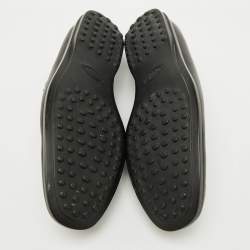 Tod's Black Leather Slip On Penny Loafers Size 42.5