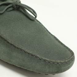 Tod's Green Suede Loafers Size 45