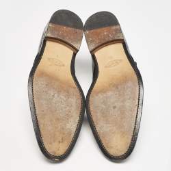 Tod's Black Patent Leather Single Flap Monk Strap Size 42