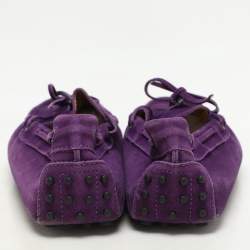 Tod's Purple Suede Loafers Size 42.5