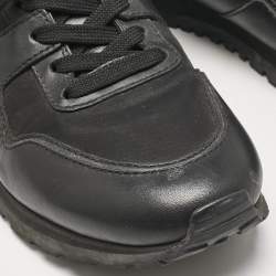 Tod's Black Nylon, Mesh and Leather Low Top Sneakers Size 41