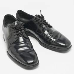 Tod's Black Leather Lace Up Derby Size 41.5