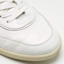 Tod's White Leather High Top Sneakers Size 44.5