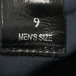 Pre Owned Tod's Black/Blue Leather and Neoprene Nuovo Sneakers Size 43