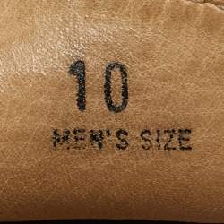 Pre Owned Tod's Dark Green Suede Bow Slip On Loafers Size 44.5