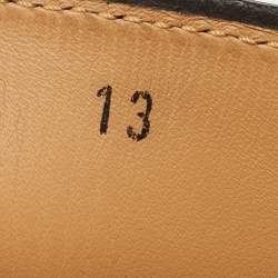 Pre Owned حذاء لوفرز تودز جلد بني سليب أون سير بيني مقاس 42.5