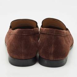 مملوكة مسبقًا حذاء لوفرز تودز بيني سويدي كاكي مقاس 42