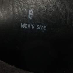 Pre Owned Tod's Black Suede Slip On Loafers Size 42