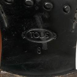 مملوكة مسبقًا حذاء لوفرز تودز سليب أون جلد بني مقاس 42