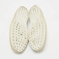 Pre Owned Tod's Light Grey Suede Slip On Loafers Size 42.5