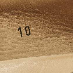 Pre Owned Tod's Tricolor Crocodile Leather and Suede Loafers Size 44.5