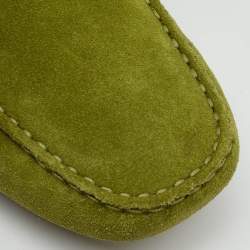 مملوكة مسبقًا لوفرز تودز سويدي أخضر سليب أون مقاس 45