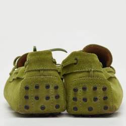 مملوكة مسبقًا لوفرز تودز سويدي أخضر سليب أون مقاس 45