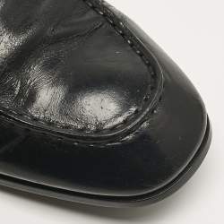 مملوكة مسبقًا حذاء لوفرز تودز بلاك جلد �سليب أون بيني مقاس 44.5